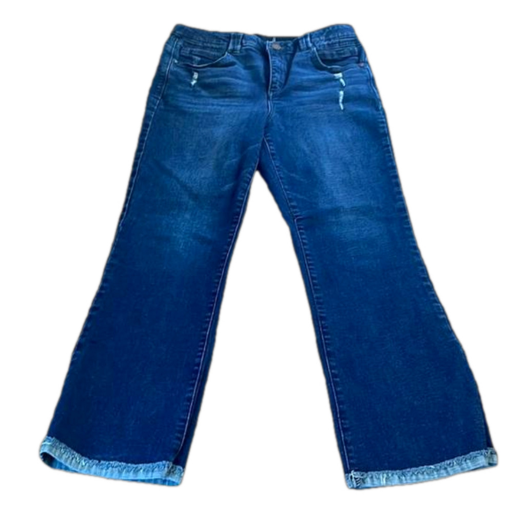 Democracy Absolution Distressed Crop Jeans Size 10